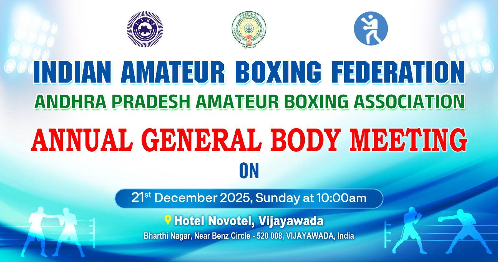 आँध्र प्रदेश में बॉक्सिंग को नई दिशा देने पर मंथन, IABF की जनरल बॉडी मीटिंग रविवार को विजयवाड़ा में